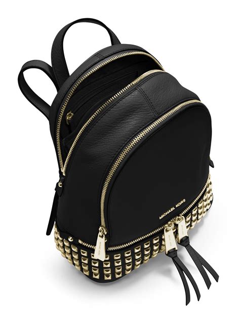 michael kors mini backpack black|Michael Kors small tote bag.